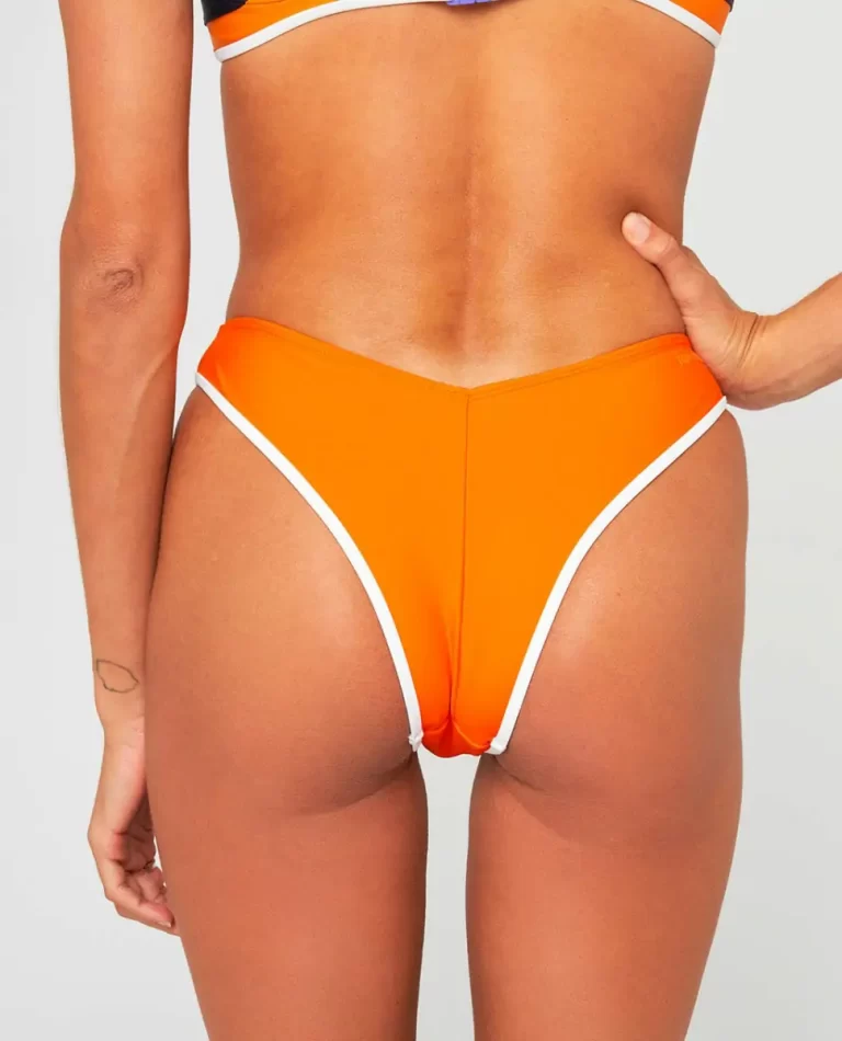 Rip Curl Victoria Vergara 80'S Hi Leg Skimpy Coverage Bikini Bottom Women Bikini Bottoms - Image 3
