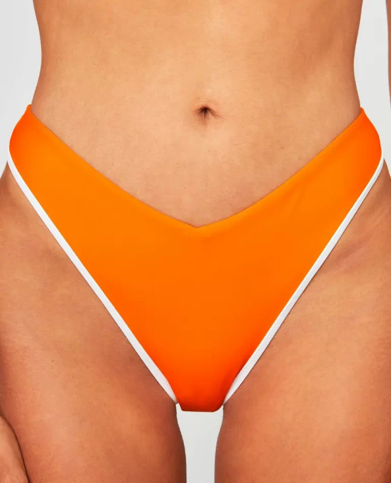 Rip Curl Victoria Vergara 80'S Hi Leg Skimpy Coverage Bikini Bottom Women Bikini Bottoms - Image 4