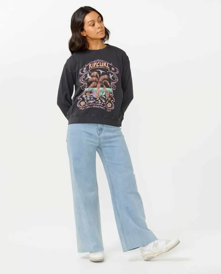 Rip Curl Women Beach Party Relaxed Crew Hoodies & Fleece - Image 4