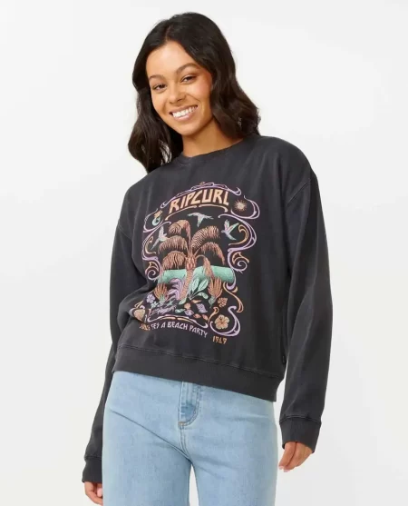 Rip Curl Women Beach Party Relaxed Crew Hoodies & Fleece