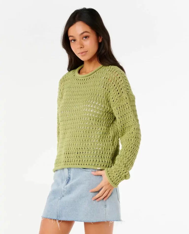 Rip Curl Women Cala Nights Pointelle Crew Hoodies & Fleece - Image 2