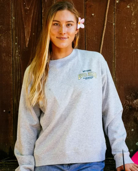 Rip Curl Women Eddie Would Go The Bay Crew Hoodies & Fleece