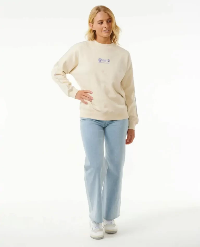 Rip Curl Women Hoodies & Fleece Archive Search Heritage Crew - Image 4