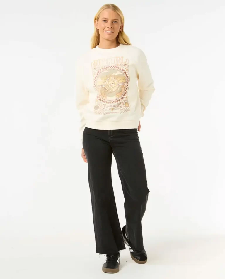 Rip Curl Women Hoodies & Fleece Luna Relaxed Crew - Image 4