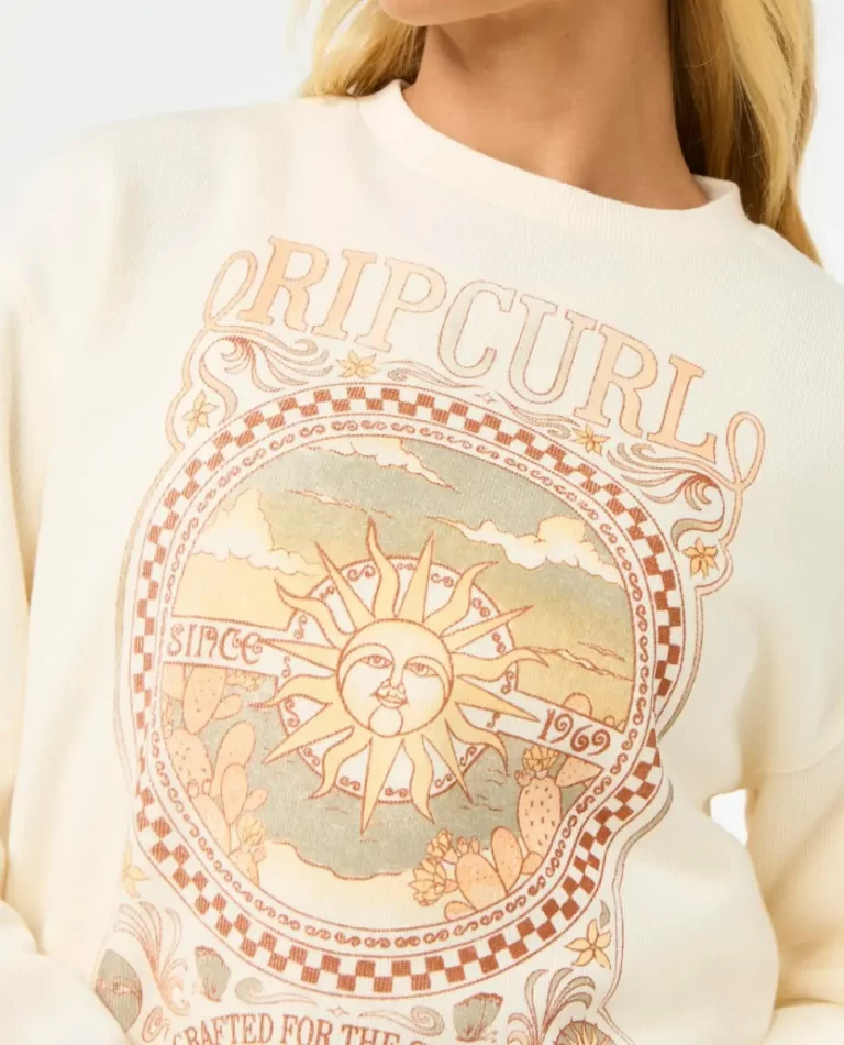 Rip Curl Women Hoodies & Fleece Luna Relaxed Crew - Image 5