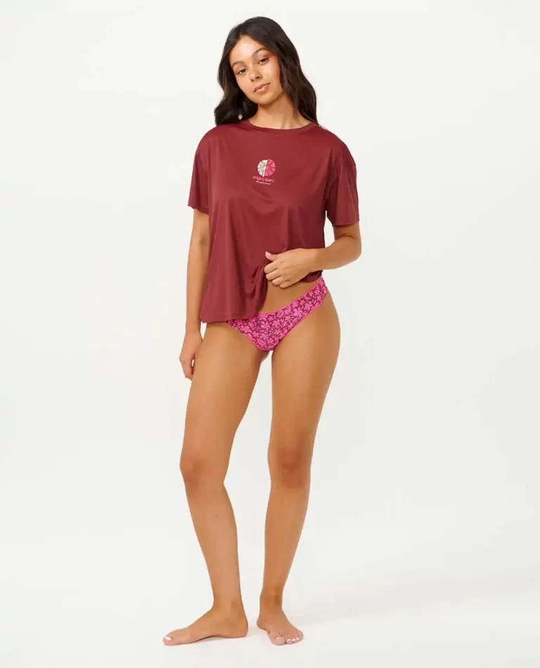 Rip Curl Women Rash Guards Beach Party Upf Surflite Rash Guard - Image 4