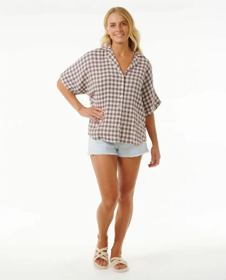 Rip Curl Women Shirts & Tops Premium Surf Check Shirt - Image 4