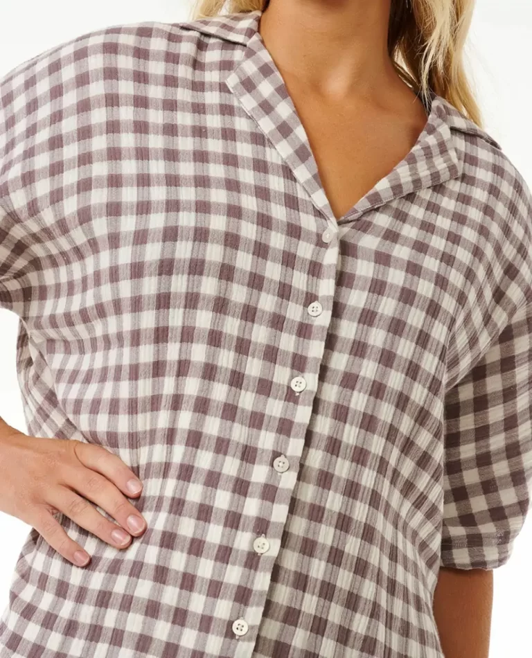 Rip Curl Women Shirts & Tops Premium Surf Check Shirt - Image 5