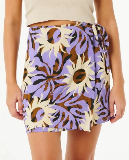 Rip Curl Women Skirts Sun Drenched Mini Wrap Skirt
