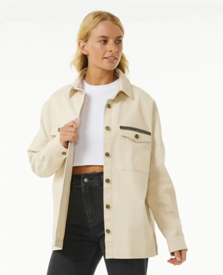 Rip Curl Women Soleil Embroidered Denim Jacket Jackets - Image 2