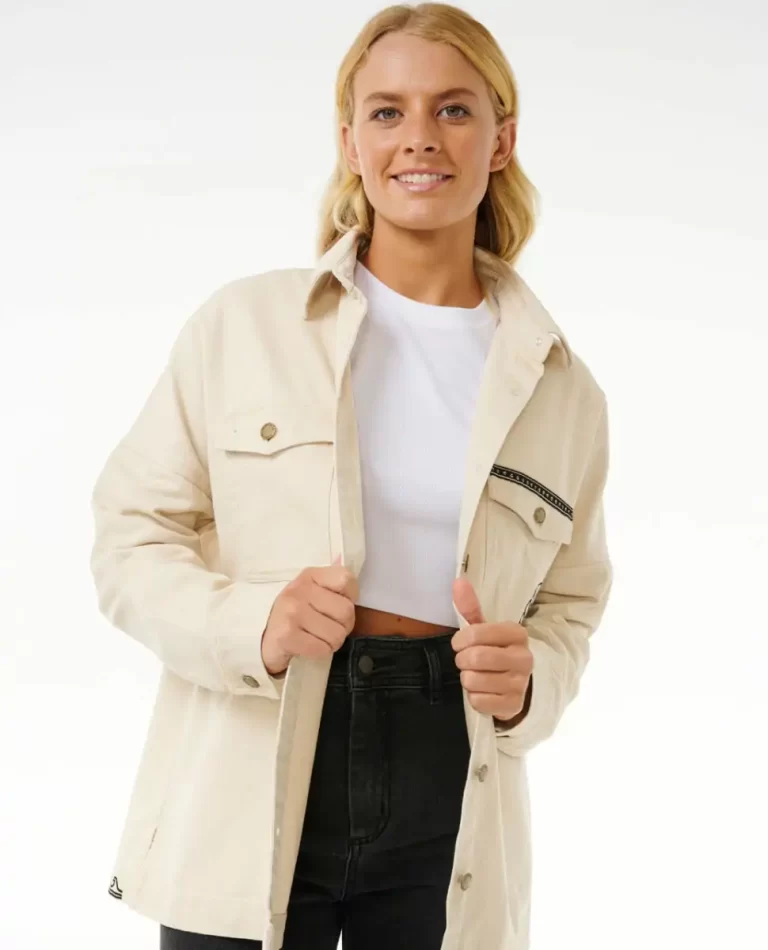 Rip Curl Women Soleil Embroidered Denim Jacket Jackets