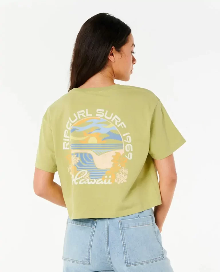 Rip Curl Women Tees & Tanks Dune Dancer Crop Tee - Image 2