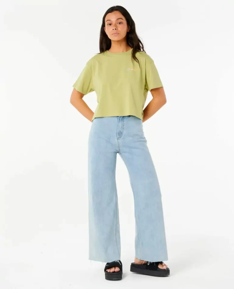 Rip Curl Women Tees & Tanks Dune Dancer Crop Tee - Image 4