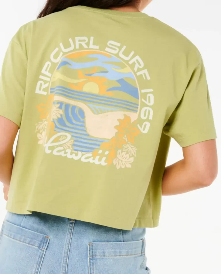 Rip Curl Women Tees & Tanks Dune Dancer Crop Tee - Image 5