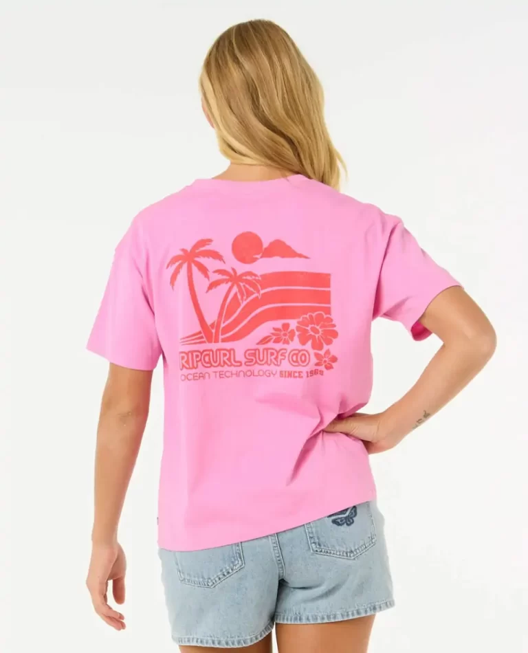 Rip Curl Women Tees & Tanks Ocean Tech Relaxed Tee - Image 3