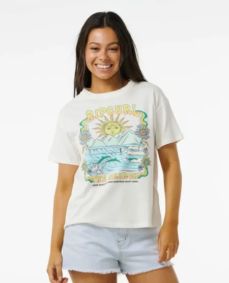 Rip Curl Women Wave Dancer Relaxed Tee Tees & Tanks