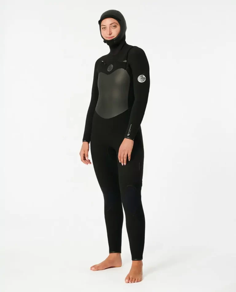 Rip Curl Women's Flashbomb 5/4 Hooded Chest Zip Fullsuit Wetsuit Women Fullsuits - Image 2