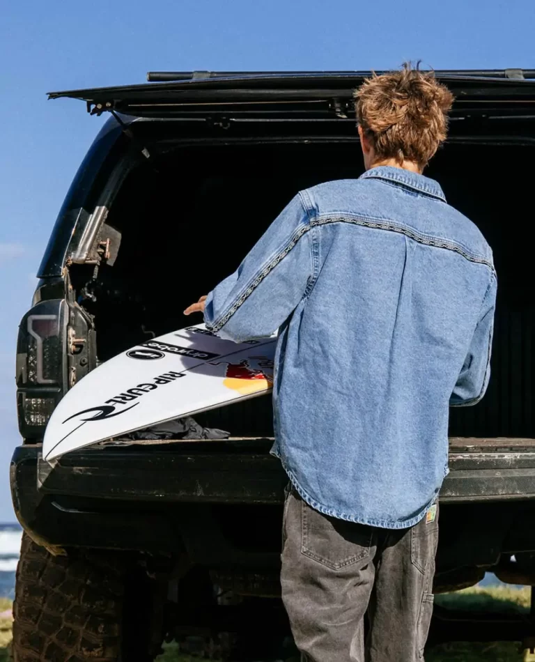Rip Curl X Abrand A5 Shacket Larry Jackets Mens - Image 2
