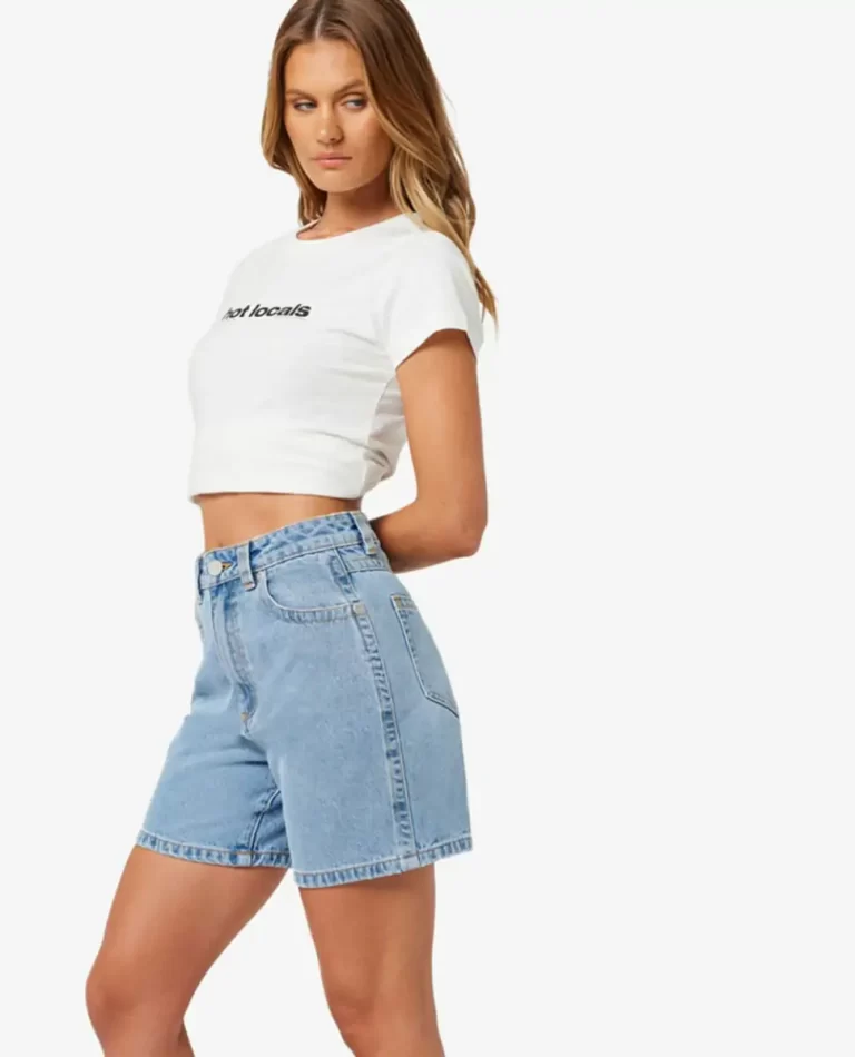 Rip Curl X Abrand Carrie Denim Short Ariane Shorts Women - Image 3