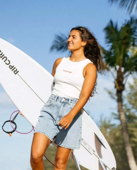 Rip Curl X Abrand Carrie Denim Short Ariane Shorts Women