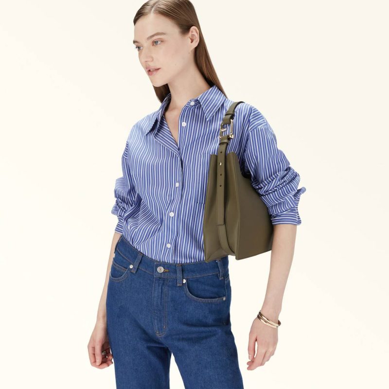 Sage Furla Nuvola Shoulder Bag L Women Shoulder Bags - Image 2