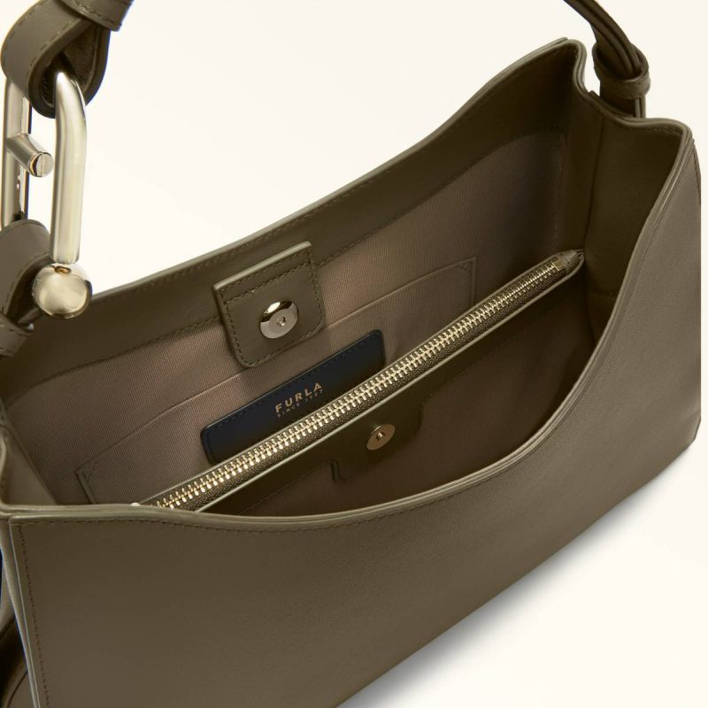 Sage Furla Nuvola Shoulder Bag L Women Shoulder Bags - Image 4