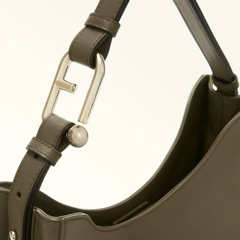 Sage Furla Nuvola Shoulder Bag L Women Shoulder Bags - Image 5