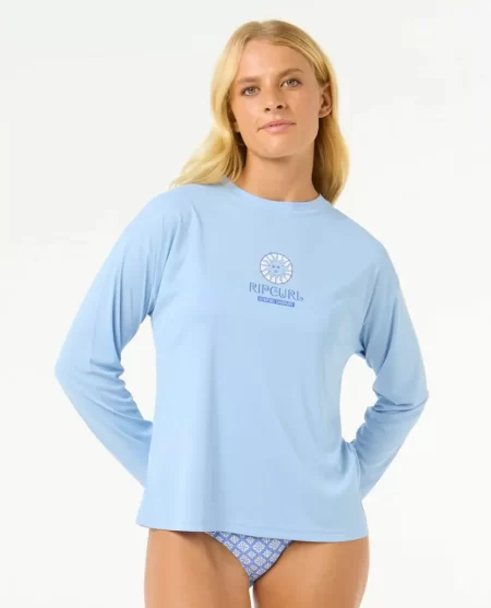 San Carlos Surf Lite Long Sleeve Rash Guard Women Rip Curl Rash Guards