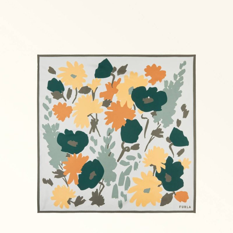Scarves Furla Tortona Carré Toni Agave Women - Image 2