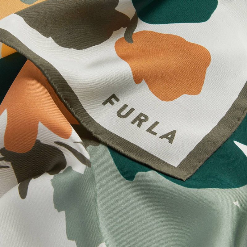 Scarves Furla Tortona Carré Toni Agave Women - Image 3