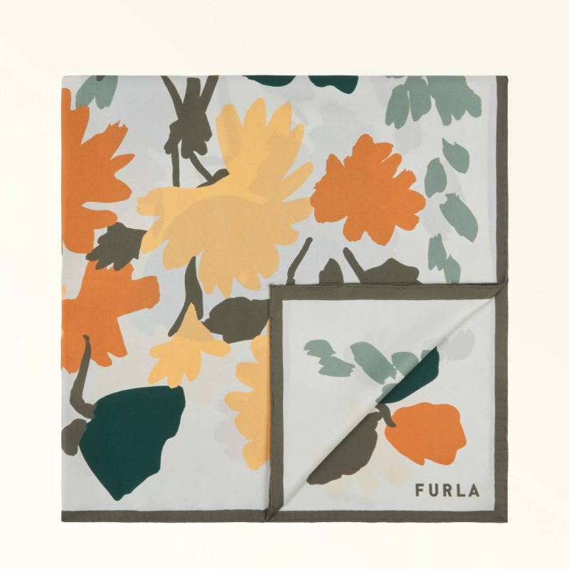 Scarves Furla Tortona Carré Toni Agave Women