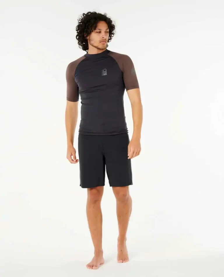 Search Upf Performance Short Sleeve Rash Guard Rash Guards Rip Curl Mens - Image 4