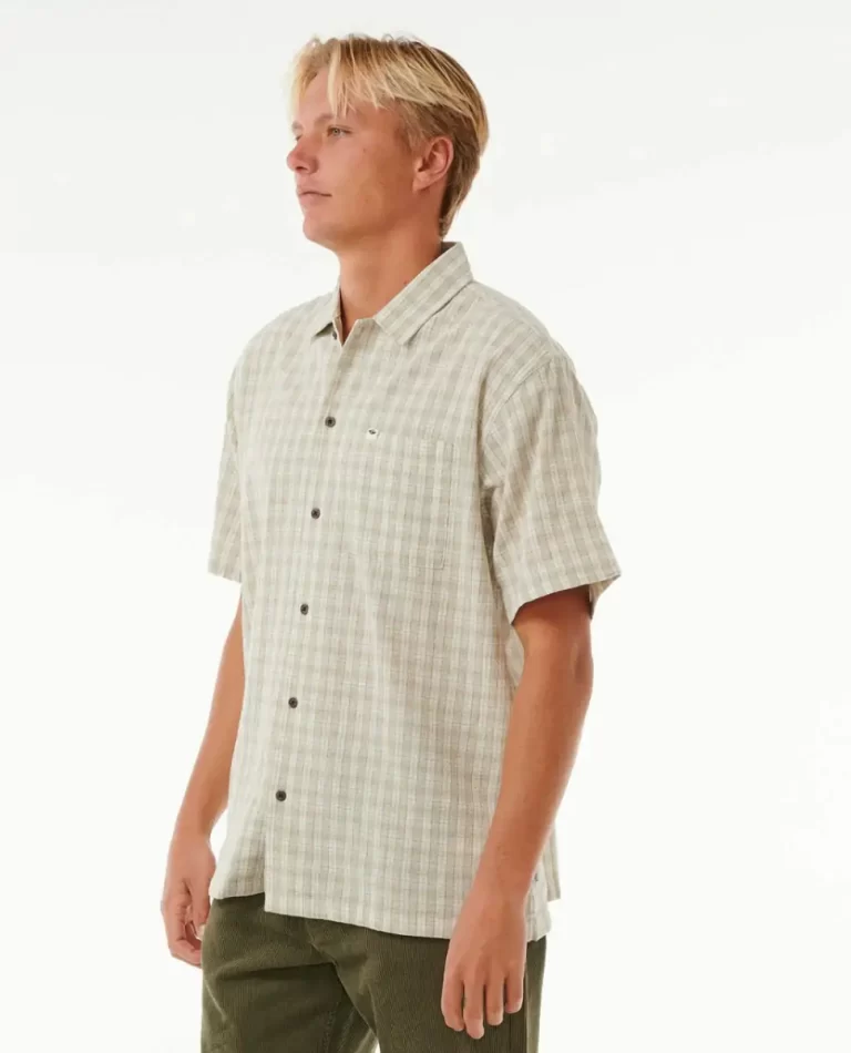 Shirts & Flannels Mens Rip Curl Classic Surf Check Short Sleeve Shirt - Image 2