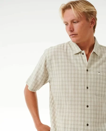 Shirts & Flannels Mens Rip Curl Classic Surf Check Short Sleeve Shirt