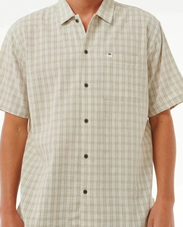 Shirts & Flannels Mens Rip Curl Classic Surf Check Short Sleeve Shirt - Image 5