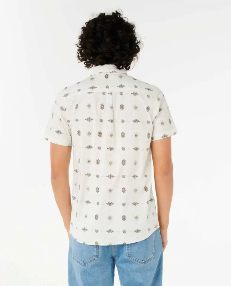 Shirts & Flannels Mens Rip Curl Diamond Micro Short Sleeve Shirt - Image 2
