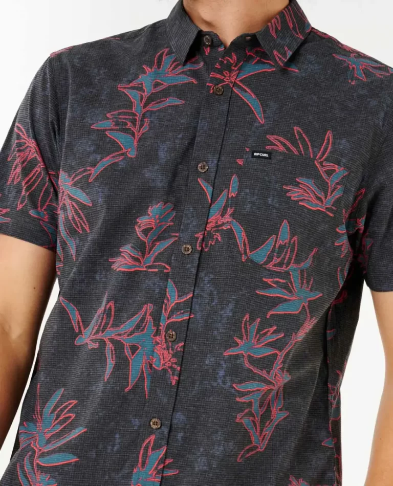 Shirts & Flannels Mens Rip Curl Heritage Floral Short Sleeve Shirt - Image 5