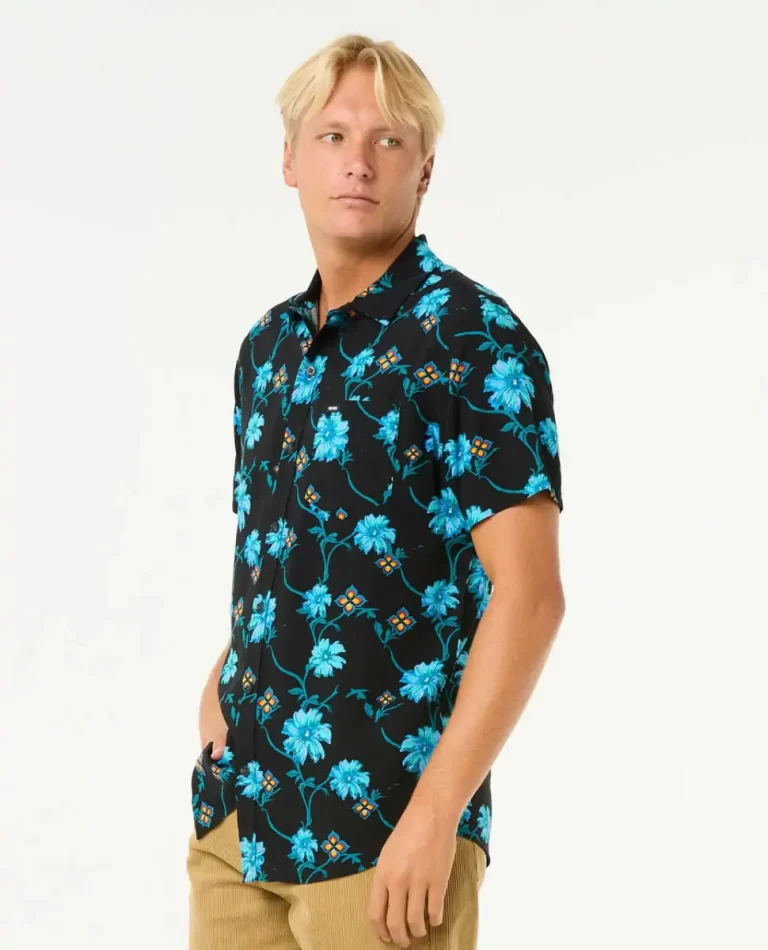 Shirts & Flannels Mens Surf Revival Short Sleeve Shirt Rip Curl - Image 2