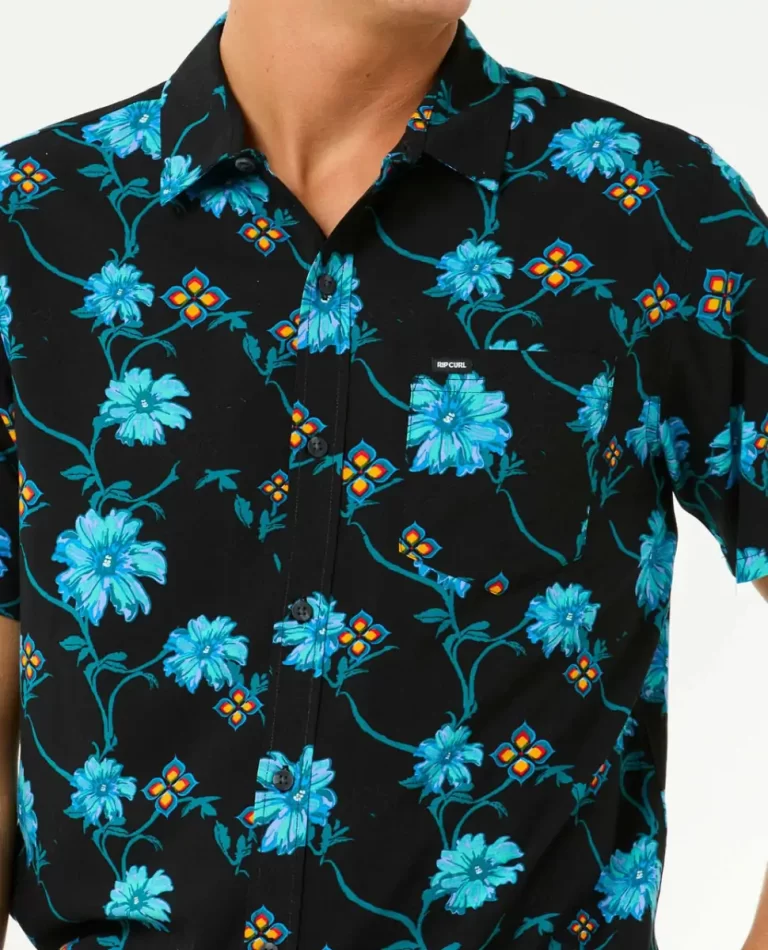 Shirts & Flannels Mens Surf Revival Short Sleeve Shirt Rip Curl - Image 5