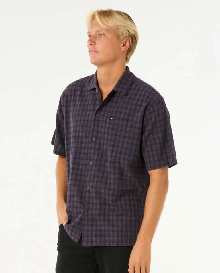 Shirts & Flannels Rip Curl Classic Surf Check Short Sleeve Shirt Mens - Image 2
