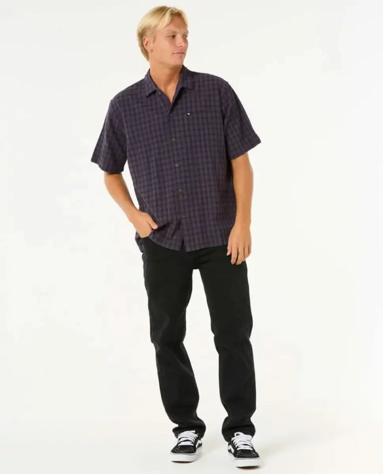 Shirts & Flannels Rip Curl Classic Surf Check Short Sleeve Shirt Mens - Image 4
