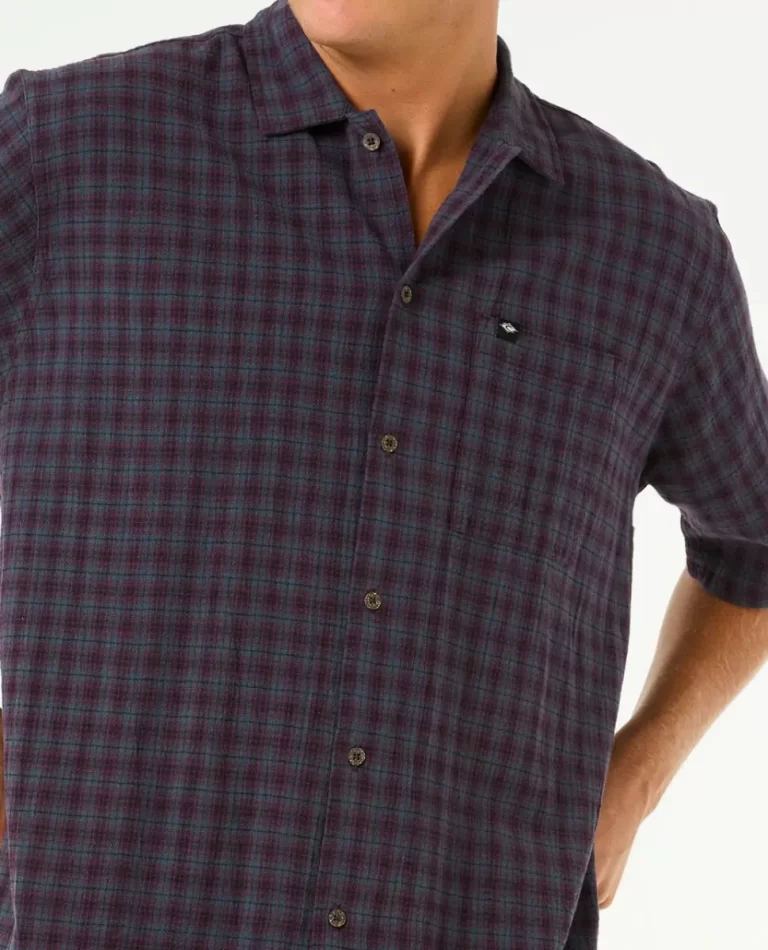Shirts & Flannels Rip Curl Classic Surf Check Short Sleeve Shirt Mens - Image 5