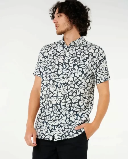 Shirts & Flannels Rip Curl Fun Times Floral Short Sleeve Shirt Mens