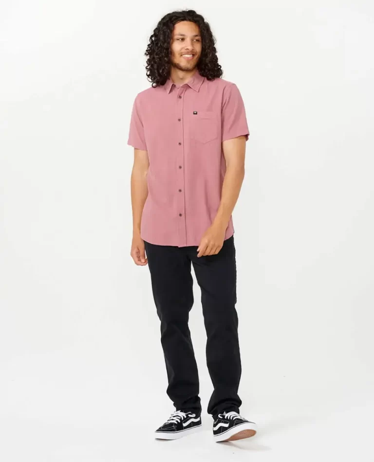 Shirts & Flannels Rip Curl Mens Classic Surf Washed Short Sleeve Shirt - Image 4