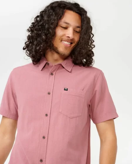 Shirts & Flannels Rip Curl Mens Classic Surf Washed Short Sleeve Shirt