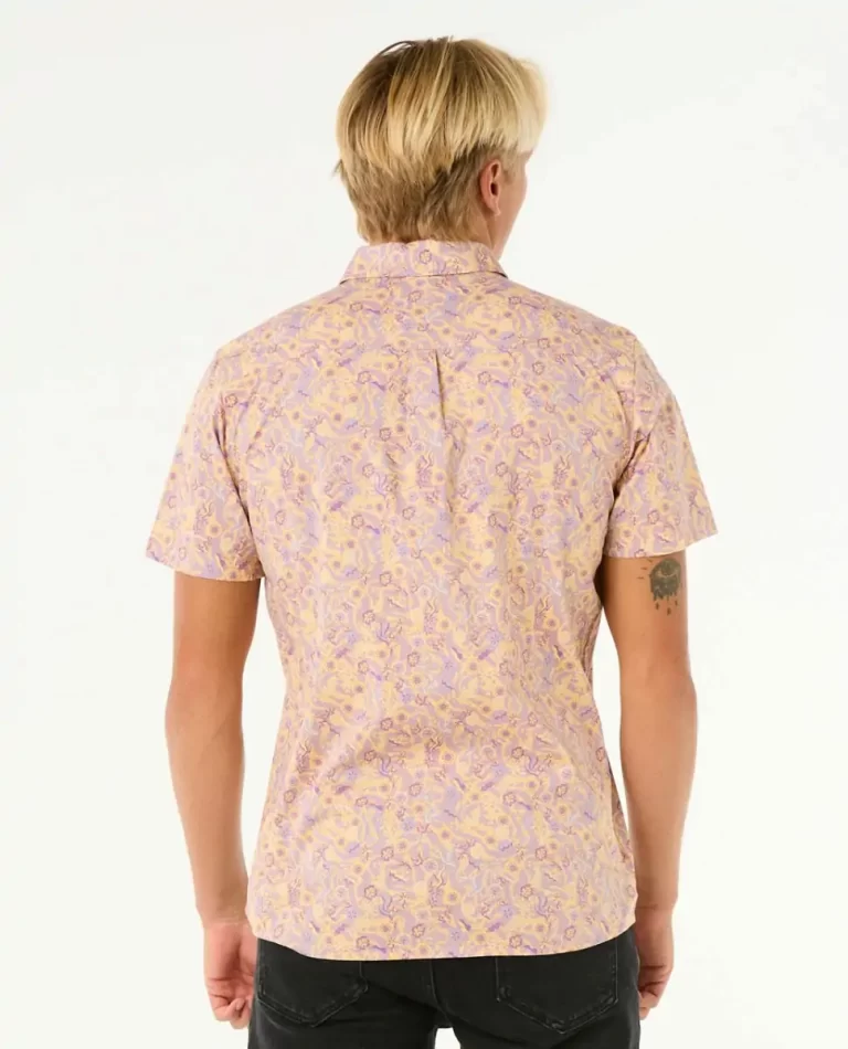 Shirts & Flannels Rip Curl Mens Floral Reef Short Sleeve Shirt - Image 3