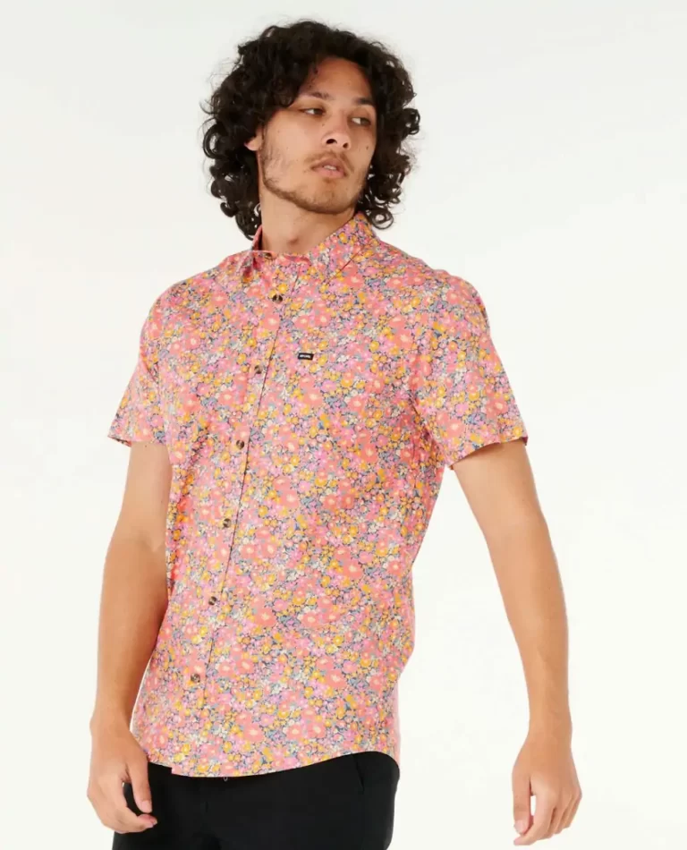 Shirts & Flannels Rip Curl Mens Fun Times Ditsy Short Sleeve Shirt - Image 2