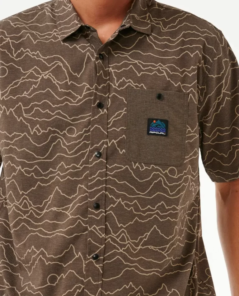 Shirts & Flannels Rip Curl Mens Search Short Sleeve Shirt - Image 5