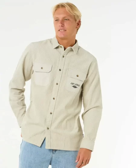 Shirts & Flannels Rip Curl Raw Energy Cord Long Sleeve Shirt Mens