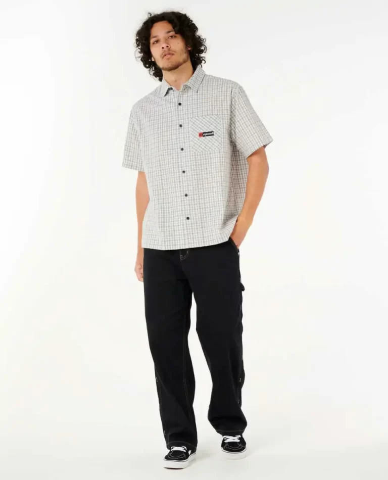 Shirts & Flannels Super Computer Short Sleeve Shirt Rip Curl Mens - Image 4